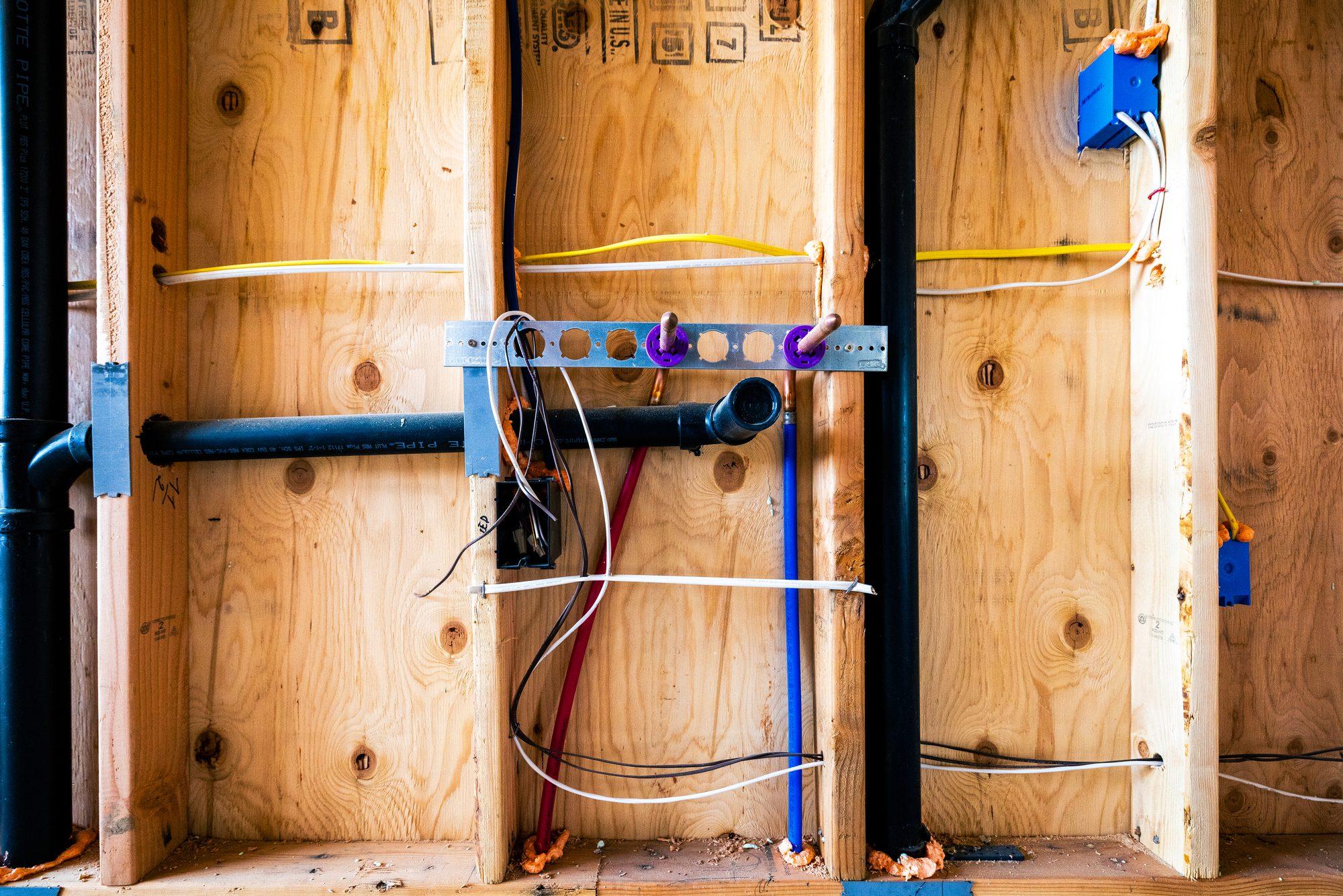 Plumber repairing a sink drain